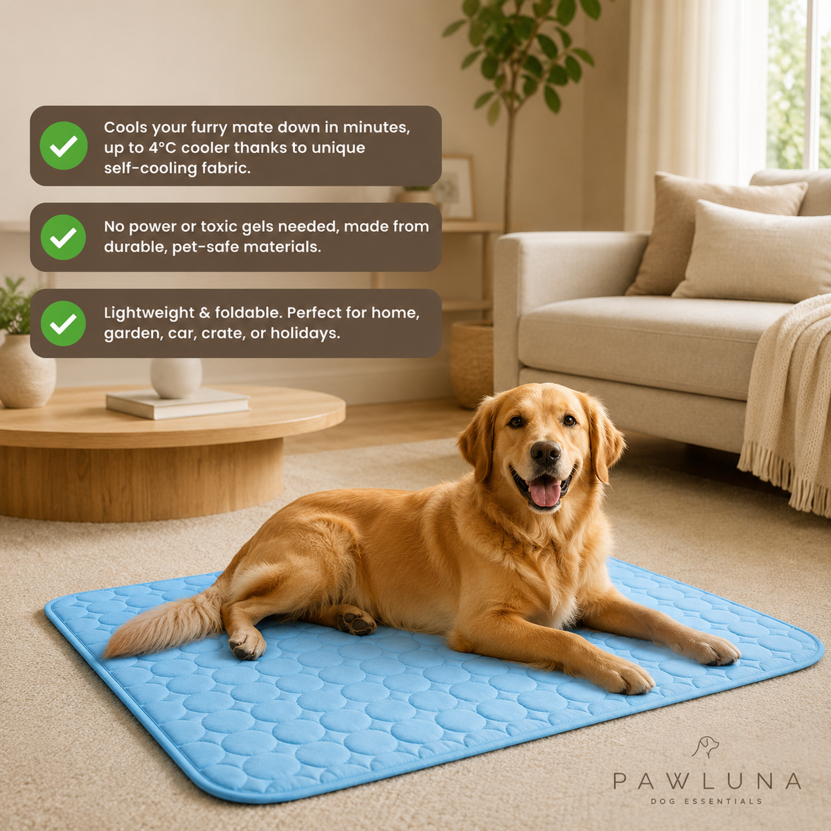 Pawluna's Self-Cooling Pet Mat