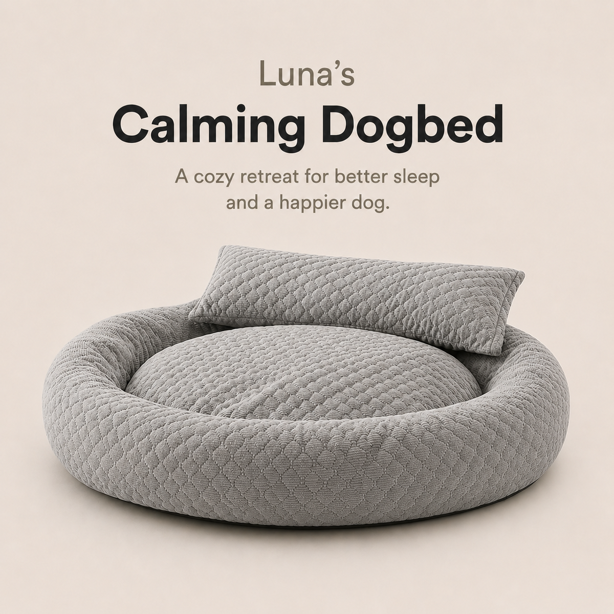 Luna's Calming Dogbed